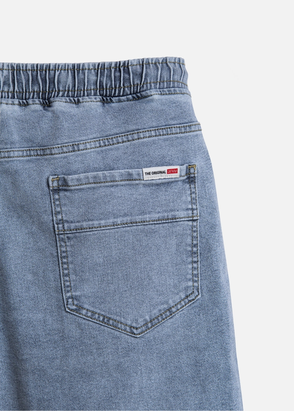 Quần Short Jean Lưng Thun Dễ Chịu The Original M041 Xanh Dương