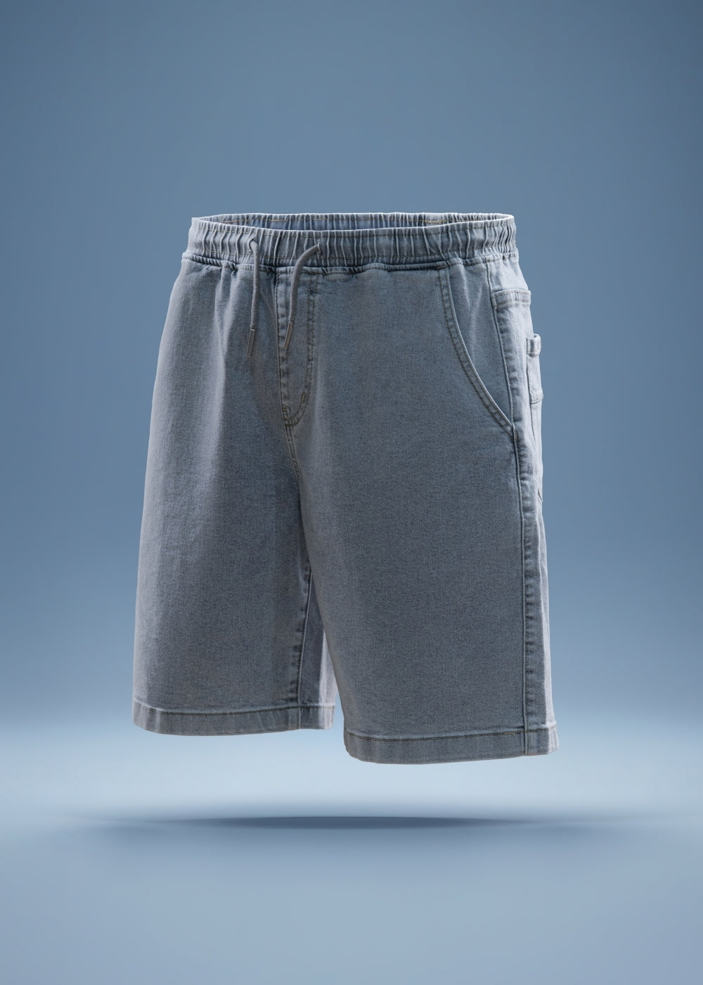 Quần Short Jean Lưng Thun Dễ Chịu The Original M041 Xanh Nhạt