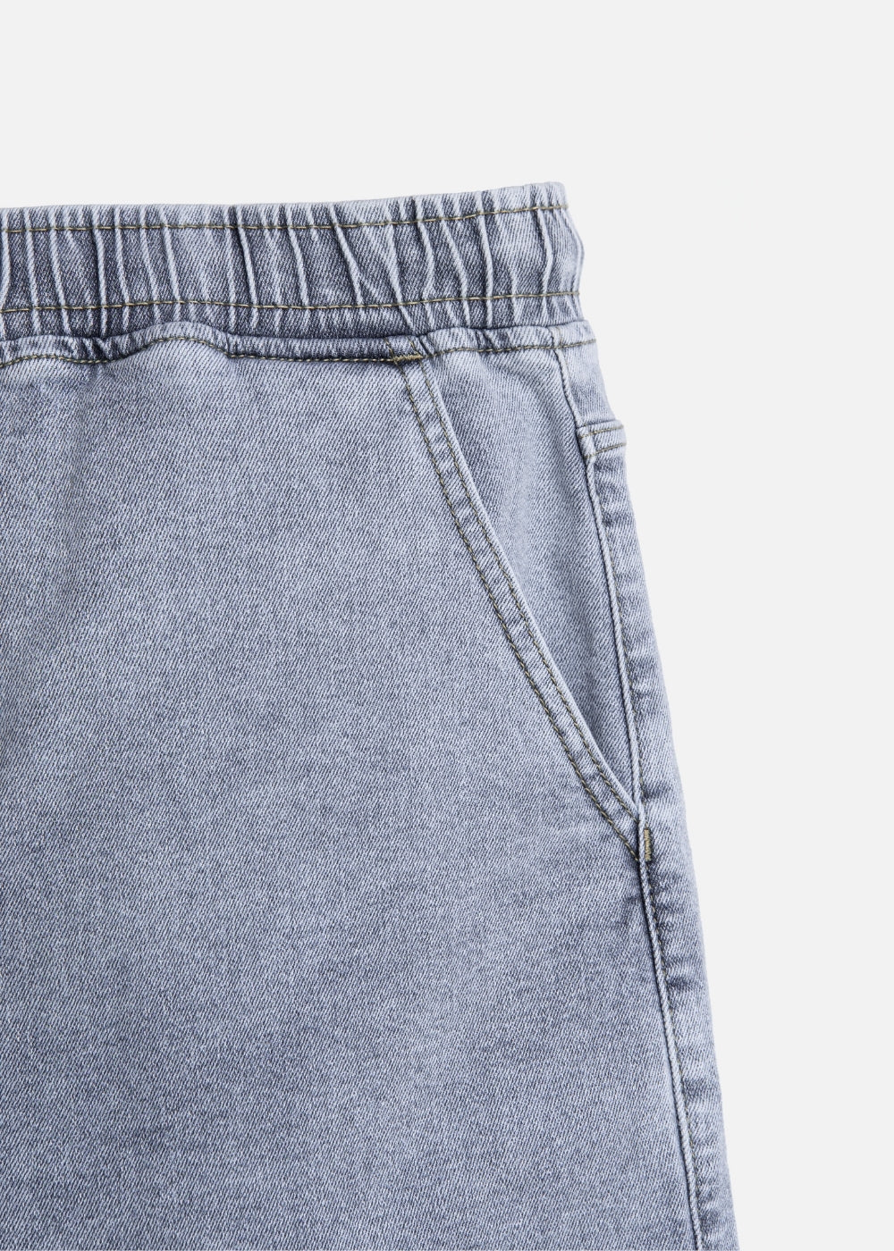 Quần Short Jean Lưng Thun Dễ Chịu The Original M041 Xanh Nhạt