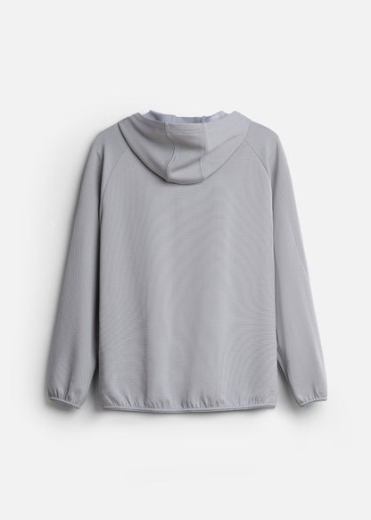 Áo Khoác Hoodie Mịn Mát Ít Nhăn The Minimalist 024 Xám