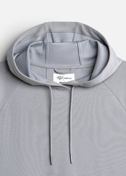 Áo Khoác Hoodie Mịn Mát Ít Nhăn The Minimalist 024 Xám