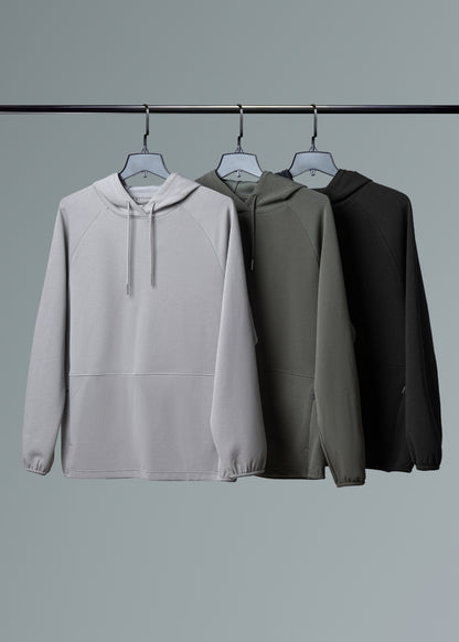 Áo Khoác Hoodie Mịn Mát Ít Nhăn The Minimalist 024 Xám