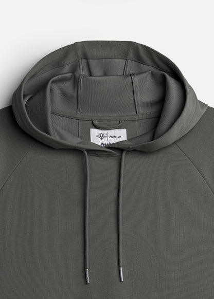 Áo Khoác Hoodie Mịn Mát Ít Nhăn The Minimalist 024 Xanh Rêu