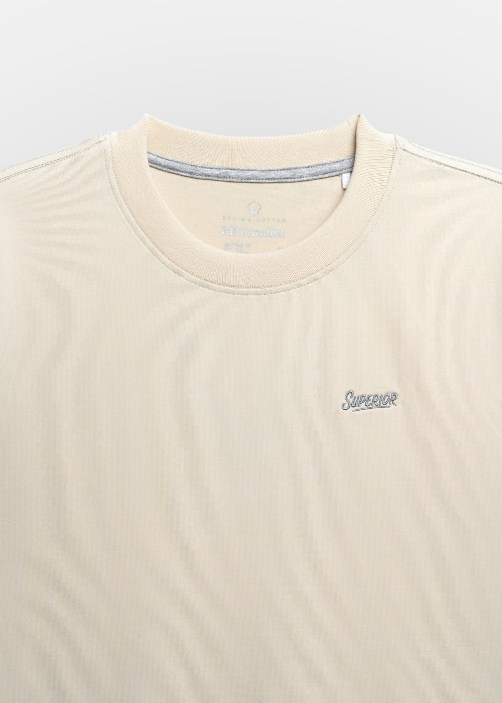 Áo Thun Supima Cotton Thượng Hạng The Minimalist 014 Kem