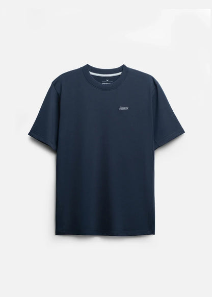 Áo Thun Supima Cotton Thượng Hạng The Minimalist 014 Xanh Dương Đậm - YaMe.vn