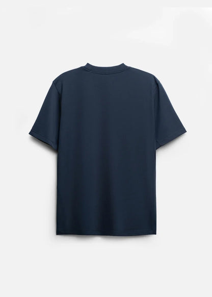 Áo Thun Supima Cotton Thượng Hạng The Minimalist 014 Xanh Dương Đậm - YaMe.vn