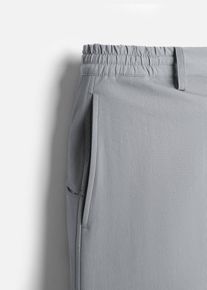 Quần Jogger Nhẹ Vải Hiệu Ứng No Style M213 Xám