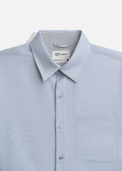 Áo Sơ Mi Tay Dài OXFORD Mềm Mát Ít Nhăn The Worker 006 Xám Nhạt