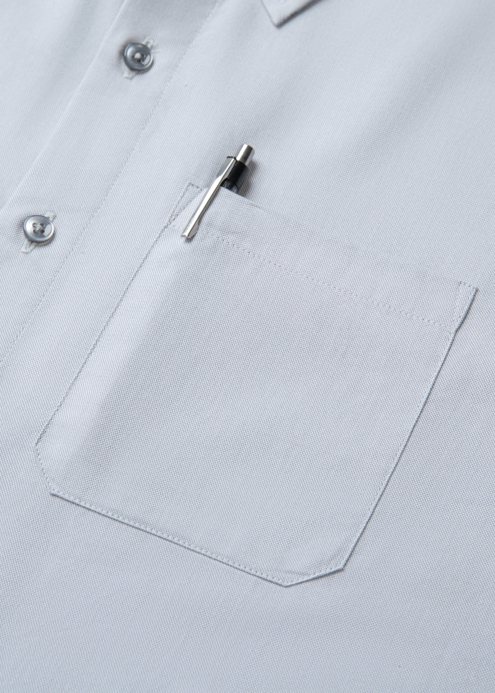 Áo Sơ Mi Tay Dài OXFORD Mềm Mát Ít Nhăn The Worker 006 Xám Nhạt