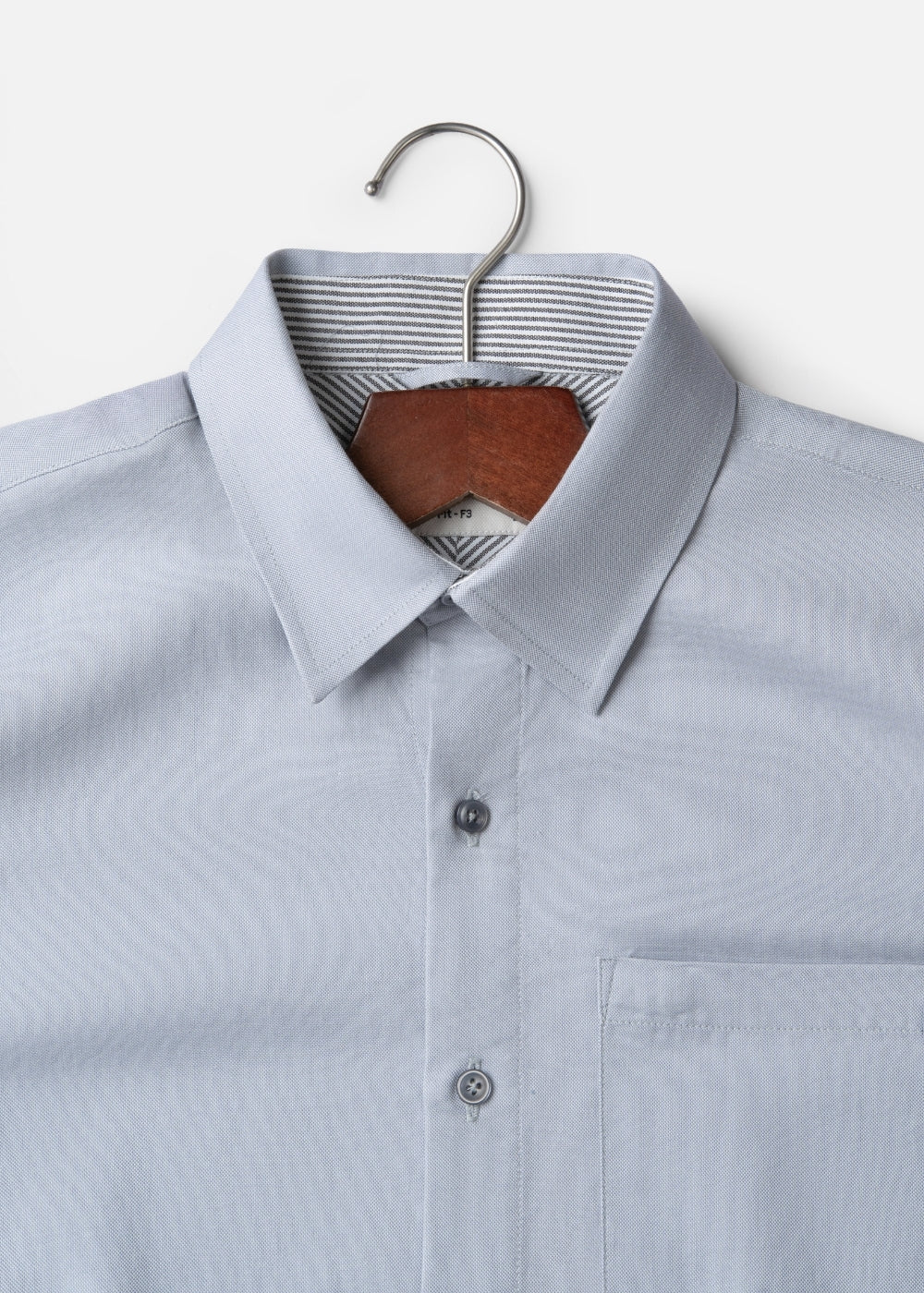 Áo Sơ Mi Tay Dài OXFORD Mềm Mát Ít Nhăn The Worker 006 Xám Nhạt