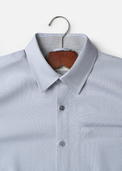 Áo Sơ Mi Tay Dài OXFORD Mềm Mát Ít Nhăn The Worker 006 Xám Nhạt