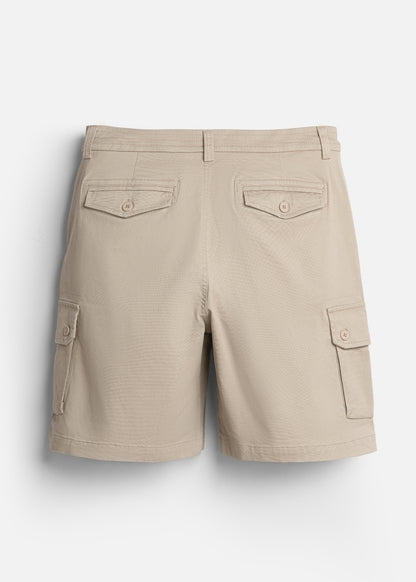Quần Short Cargo Kaki Bền Co Giãn No Style M217 Nâu Nhạt