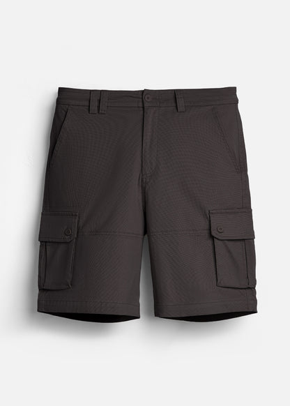 Quần Short Cargo Kaki Bền Co Giãn No Style M217 Nâu Đậm