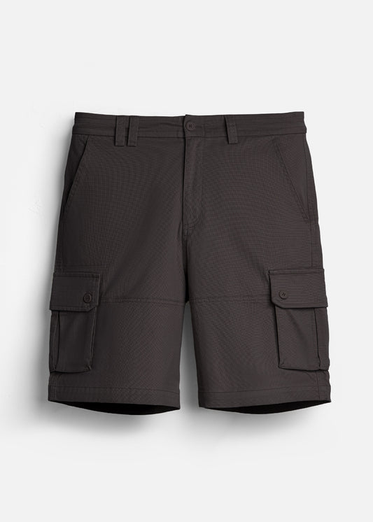 Quần Short Cargo Kaki Bền Co Giãn No Style M217 Nâu Đậm