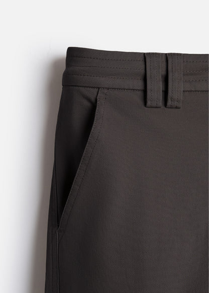 Quần Short Cargo Kaki Bền Co Giãn No Style M217 Nâu Đậm