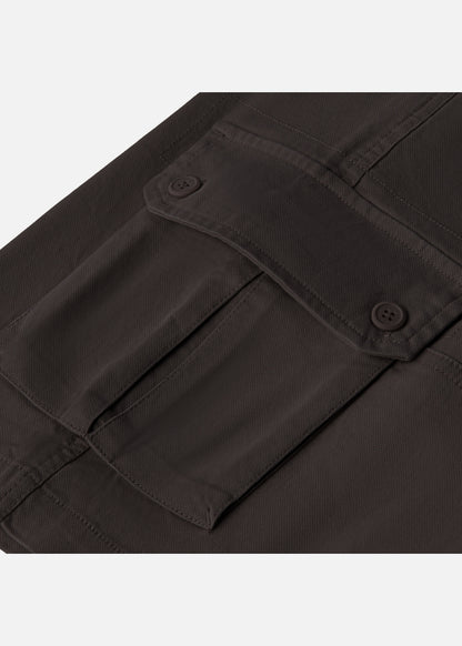 Quần Short Cargo Kaki Bền Co Giãn No Style M217 Nâu Đậm