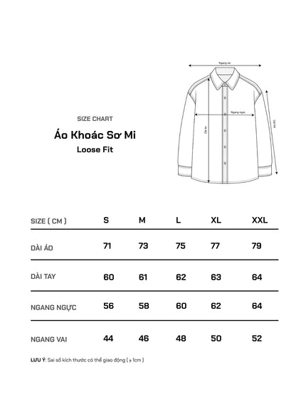 Áo Khoác Sơ Mi Thoáng Khí Ngăn Mùi No Style M215 Đen