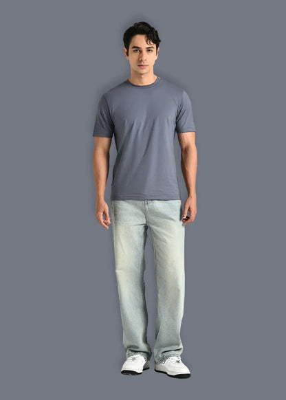 Quần Jeans Loose Bền Bỉ The Original M038 Xám - YaMe.vn