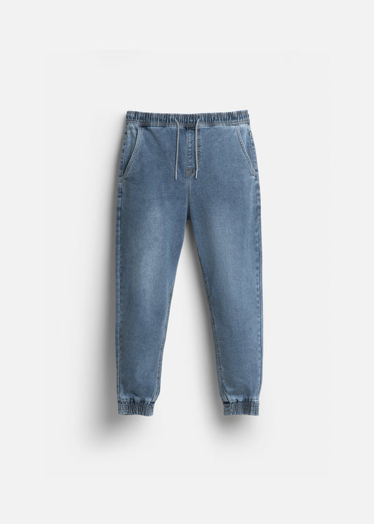 Quần Jeans Jogger Mềm Co Giãn The Original M037 Xanh Đậm