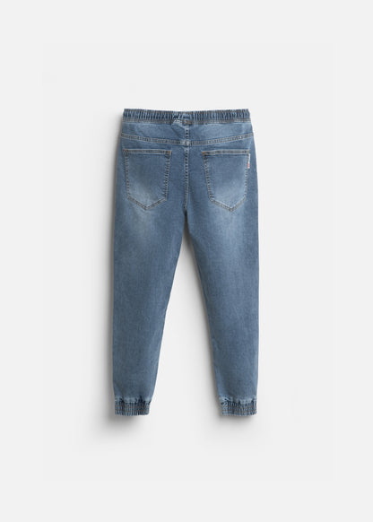 Quần Jeans Jogger Mềm Co Giãn The Original M037 Xanh Đậm
