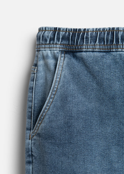 Quần Jeans Jogger Mềm Co Giãn The Original M037 Xanh Đậm