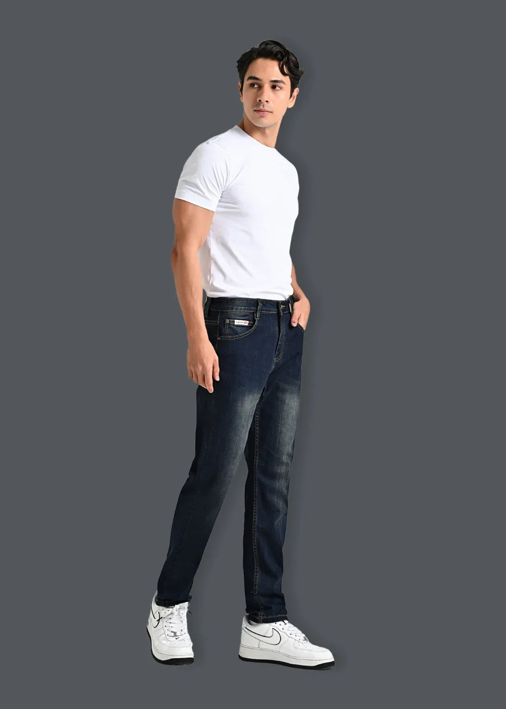Quần Jeans Slimfit S.Café® Co Giãn Khử Mùi The Original M040 Xanh Dương Đậm - YaMe.vn