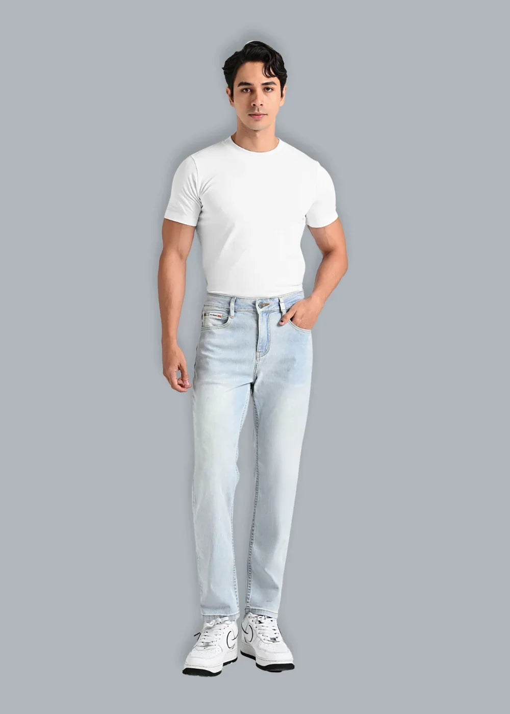 Quần Jeans Slimfit S.Café® Co Giãn Khử Mùi The Original M040 Xanh Dương Nhạt - YaMe.vn