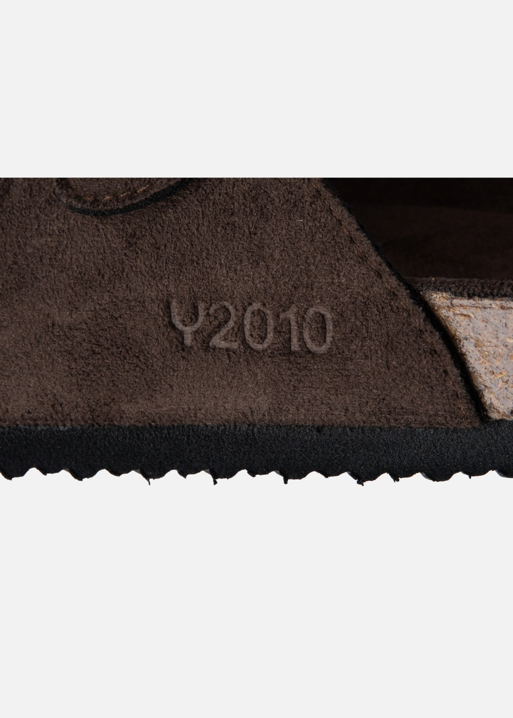 Dép Đế Trấu Two-strap Slides Vải Giả Da Mềm #Y2010 A007 Nâu Đậm