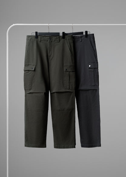 Quần Kaki Bền Gối Xếp Li Thoải Mái The Worker 009 Xanh Lá Đậm