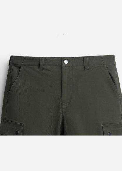 Quần Kaki Bền Gối Xếp Li Thoải Mái The Worker 009 Xanh Lá Đậm