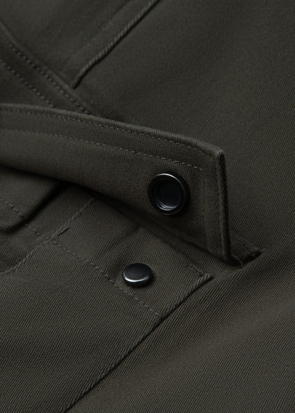 Quần Kaki Bền Gối Xếp Li Thoải Mái The Worker 009 Xanh Lá Đậm