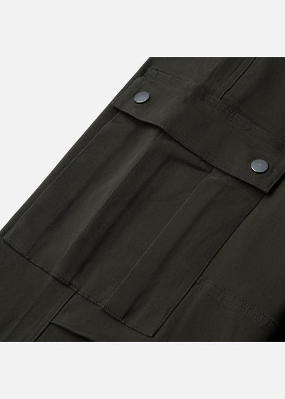 Quần Kaki Bền Gối Xếp Li Thoải Mái The Worker 009 Xanh Lá Đậm