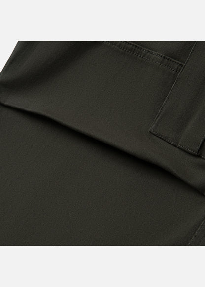 Quần Kaki Bền Gối Xếp Li Thoải Mái The Worker 009 Xanh Lá Đậm