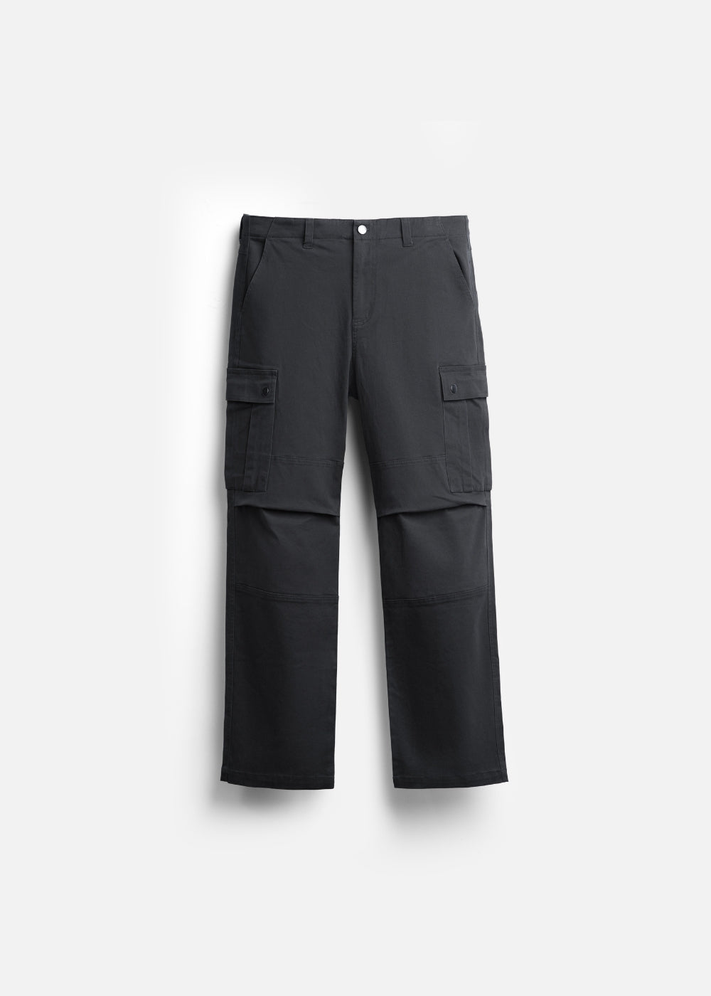 Quần Kaki Bền Gối Xếp Li Thoải Mái The Worker 009 Xám Đậm