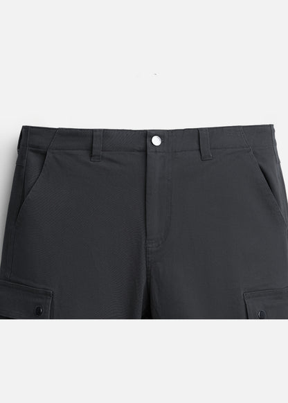 Quần Kaki Bền Gối Xếp Li Thoải Mái The Worker 009 Xám Đậm