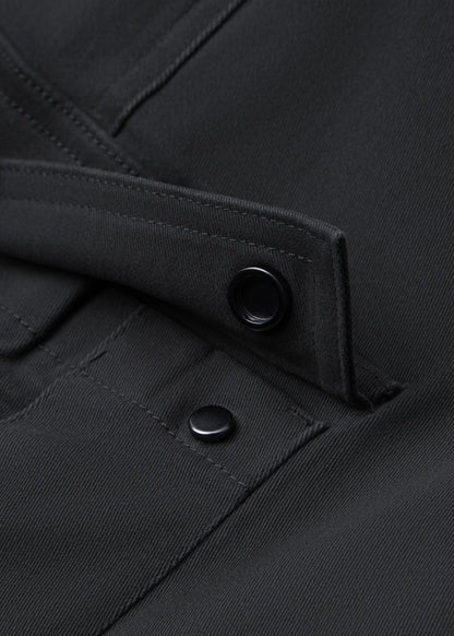 Quần Kaki Bền Gối Xếp Li Thoải Mái The Worker 009 Xám Đậm