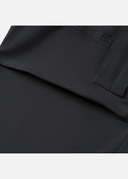 Quần Kaki Bền Gối Xếp Li Thoải Mái The Worker 009 Xám Đậm