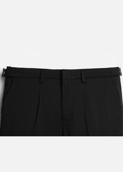 Quần Tây Smart Casual Mềm Ít Nhăn Lưng Tùy Chỉnh The CEO 015 Đen