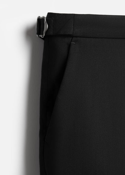 Quần Tây Smart Casual Mềm Ít Nhăn Lưng Tùy Chỉnh The CEO 015 Đen