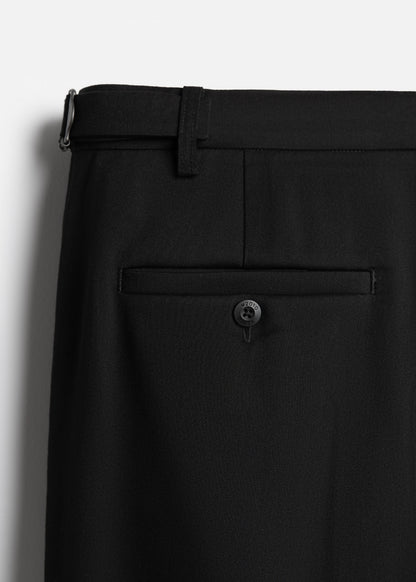 Quần Tây Smart Casual Mềm Ít Nhăn Lưng Tùy Chỉnh The CEO 015 Đen