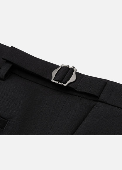 Quần Tây Smart Casual Mềm Ít Nhăn Lưng Tùy Chỉnh The CEO 015 Đen