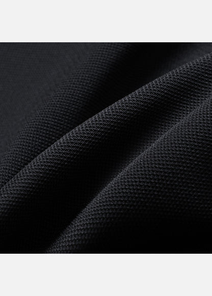 Áo Polo Raglan Pique Co Giãn No Style M218 Đen Xám