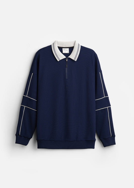 Áo Thun Tay Dài Cotna Thoáng Mát The Weekend 042 Xanh Dương Đậm