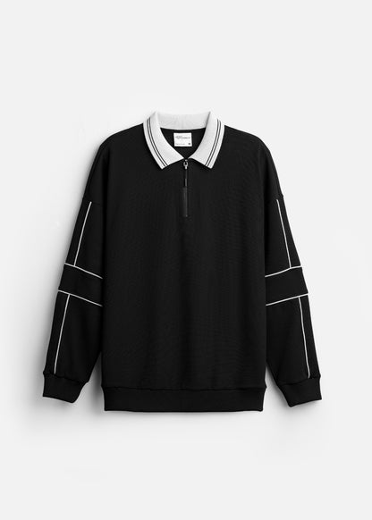 Áo Thun Tay Dài Cotna Thoáng Mát The Weekend 042 Đen