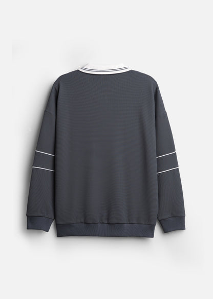 Áo Thun Tay Dài Cotna Thoáng Mát The Weekend 042 Xám Đậm