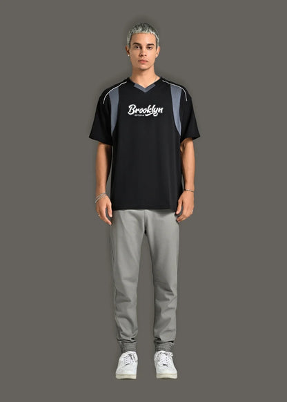 Áo Thun Tay Ngắn Mềm Mại Ít Nhăn No Style M211 Đen - YaMe.vn