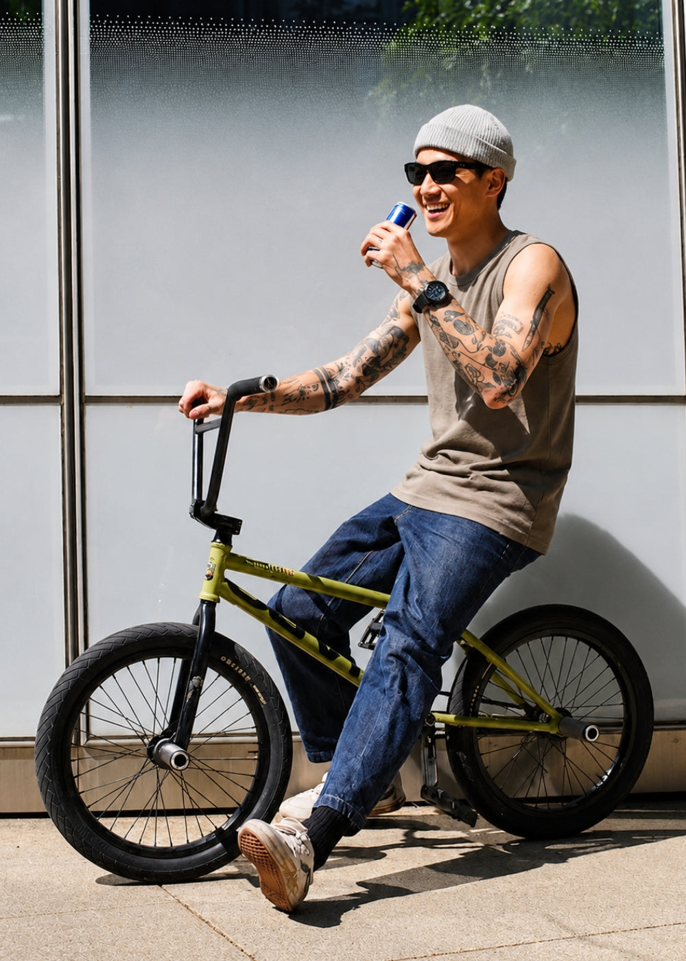 Áo Thun 3 Lỗ FlexFit™ Cotton Thoáng Da The No Style 022 Màu Nâu Dáng Ôm Vừa F2