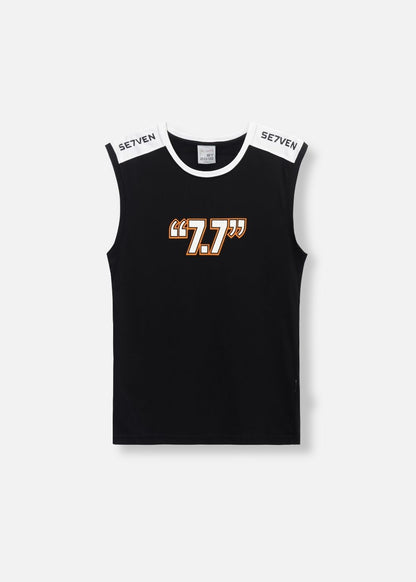 Áo Thun 3 Lỗ Cotton Thoáng Khí Seventy Seven 14 Đen