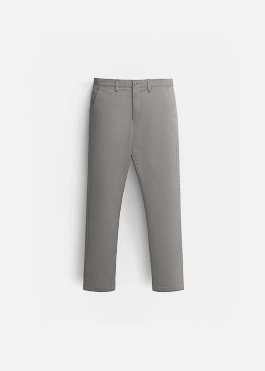 Quần Kaki Chinos Co Giãn Thoáng Mát The Minimalist 011 Xám - YaMe.vn