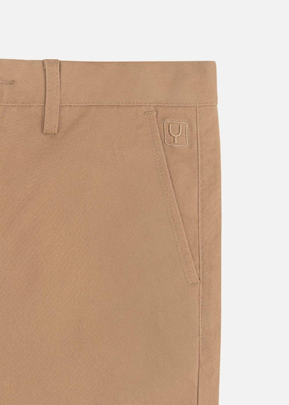 Quần Kaki Chinos Co Giãn Thoáng Mát The Minimalist 011 Nâu Đậm - YaMe.vn